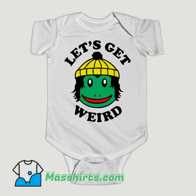 Funny Finn Wolfhard Lets Get Weird Baby Onesie