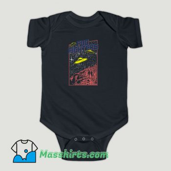 Funny Foo Fighters UFO Baby Onesie