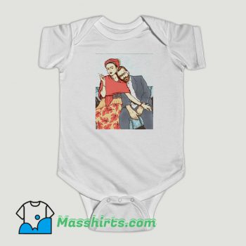 Funny Frida Kahlo and Vincent Van Gogh Baby Onesie