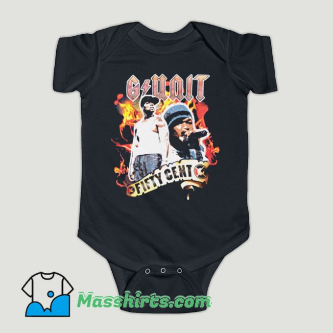 Funny G Unite Feat 50 Cent Battle Rap Baby Onesie