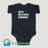 Funny Ghetto Until Proven Fashionable Baby Onesie