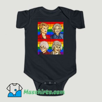 Funny Golden Girls LGBT say lesbian rights Baby Onesie