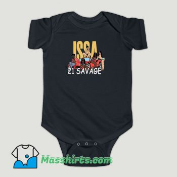 Funny Issa Blanc 21 Savage Baby Onesie