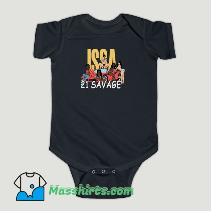 Funny Issa Blanc 21 Savage Baby Onesie