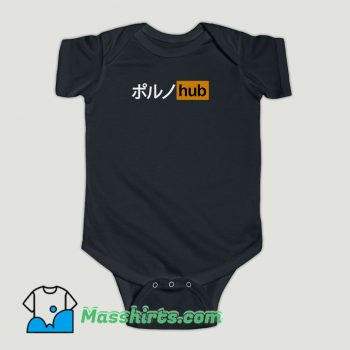 Funny Japanese PornHub Baby Onesie