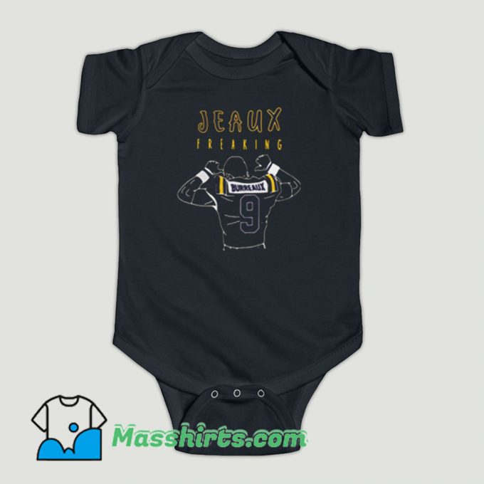 Funny Jeaux Freaking Burreaux Baby Onesie