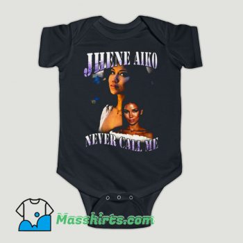 Funny Jhene Aiko Never Call Me Baby Onesie