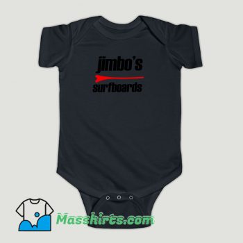 Funny Jimbos Surfboard Baby Onesie