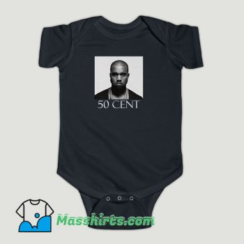 Funny Kanye West 50 Cent joke Baby Onesie