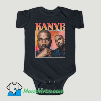 Funny Kanye West Retro Baby Onesie