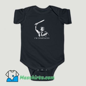 Funny Kirk Douglas I am Spartacus Baby Onesie