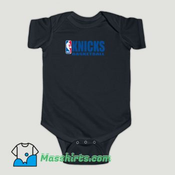Funny Knicks Basketball Team Baby Onesie