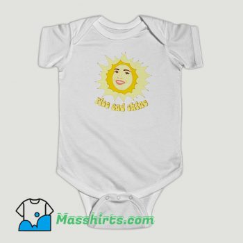 Funny Kylie Jenner Rise And Shine Baby Onesie