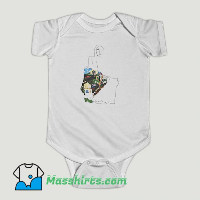 Funny Ladies of Canyon Joni Mitchell Folk Baby Onesie