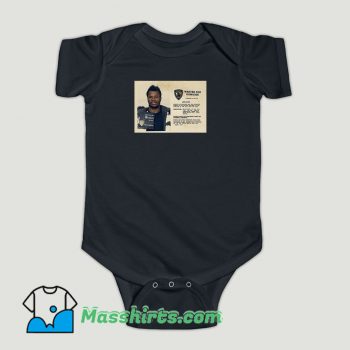 Funny Larry Davis Wanted For Homicide Baby Onesie