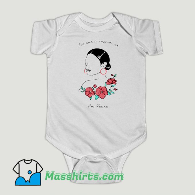 Funny Latin Latina Girl Pride Baby Onesie