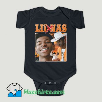 Funny Lil Nas Retro Rapper Baby Onesie