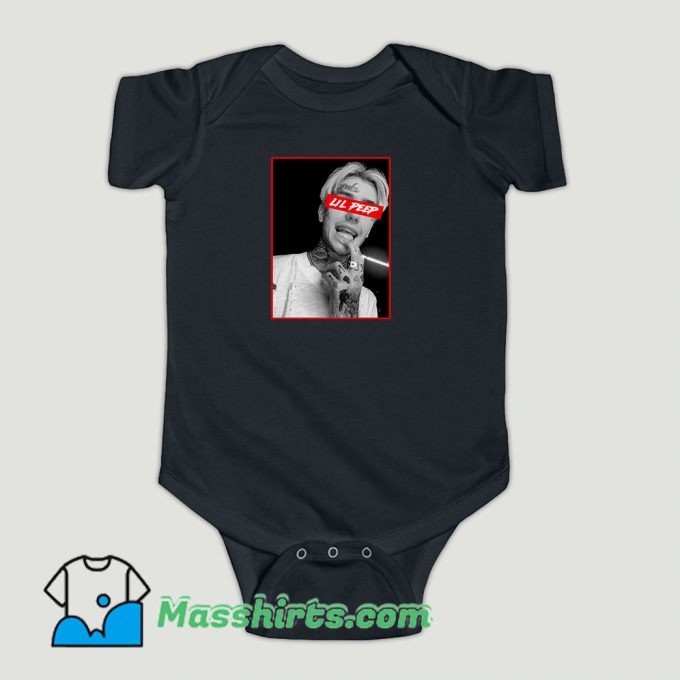 Funny Lil Peep Obey Baby Onesie