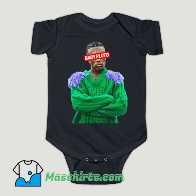 Funny Lil Uzi Vert Baby Pluto Baby Onesie