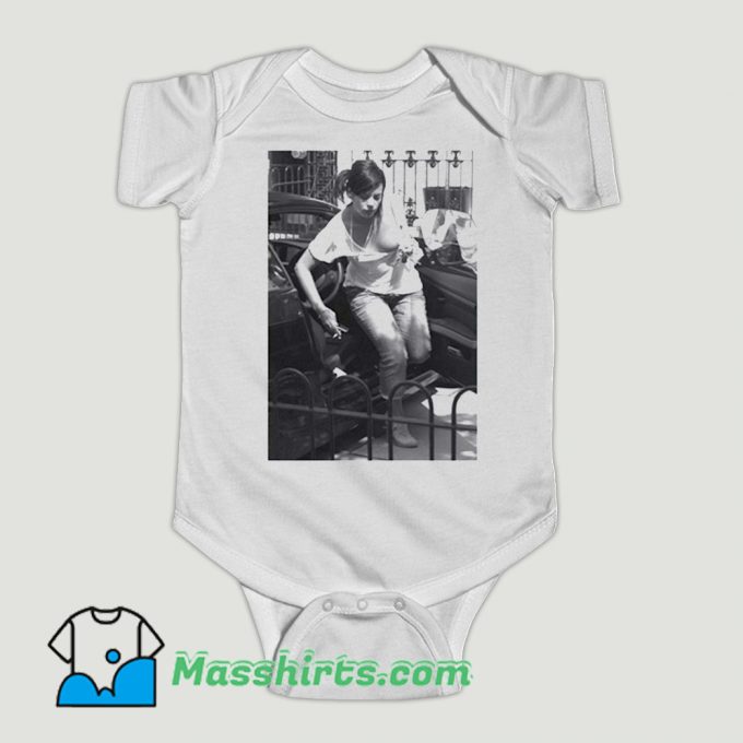 Funny Lily Allen Smile Boobs Out Sexy Baby Onesie