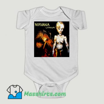 Funny Lithium Song Nirvana Baby Onesie