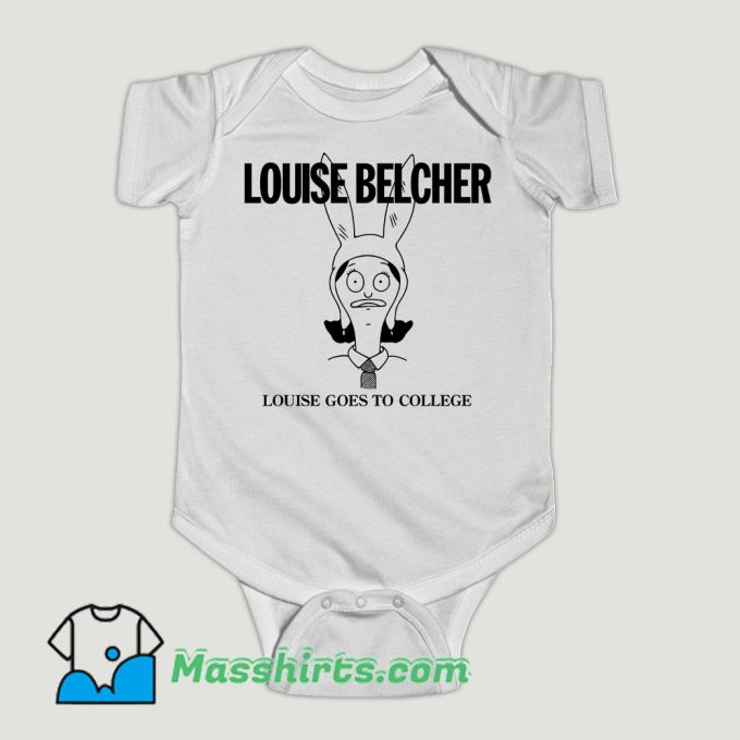 Funny Louise Belcher X Descendents Baby Onesie