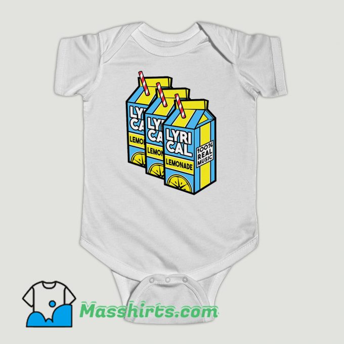 Funny Lyrical Lemonade Triple Patch Baby Onesie