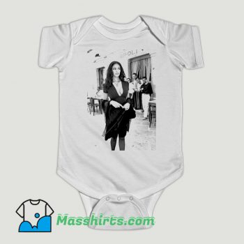 Funny Maria Grazia Cucinotta Lavazza Caffe Tripoli Baby Onesie