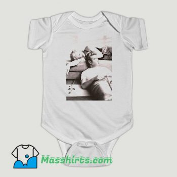 Funny Marilyn Monroe James Dean Baby Onesie