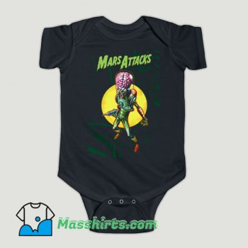 Funny Mars Attacks Vintage Movie Baby Onesie