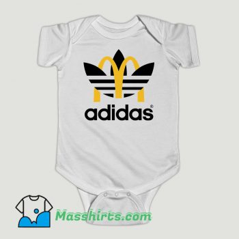 Funny Mcdonald Fast Food Sportswear Baby Onesie