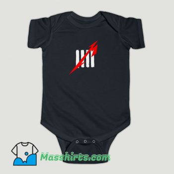 Funny Metallica Fifth Member Baby Onesie