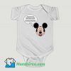 Funny Mickey Mouse Just Ask Me Baby Onesie