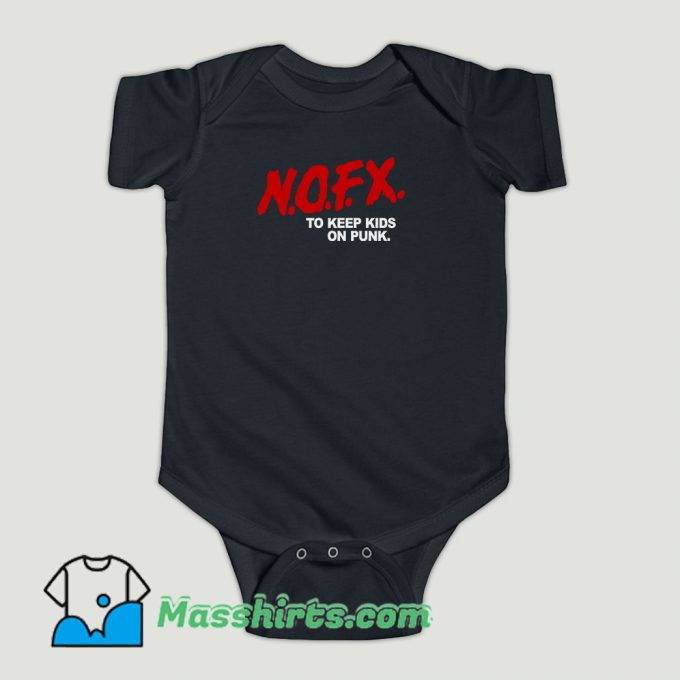 Funny NOFX Dare Band Baby Onesie