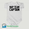 Funny Nap Team Captain Baby Onesie
