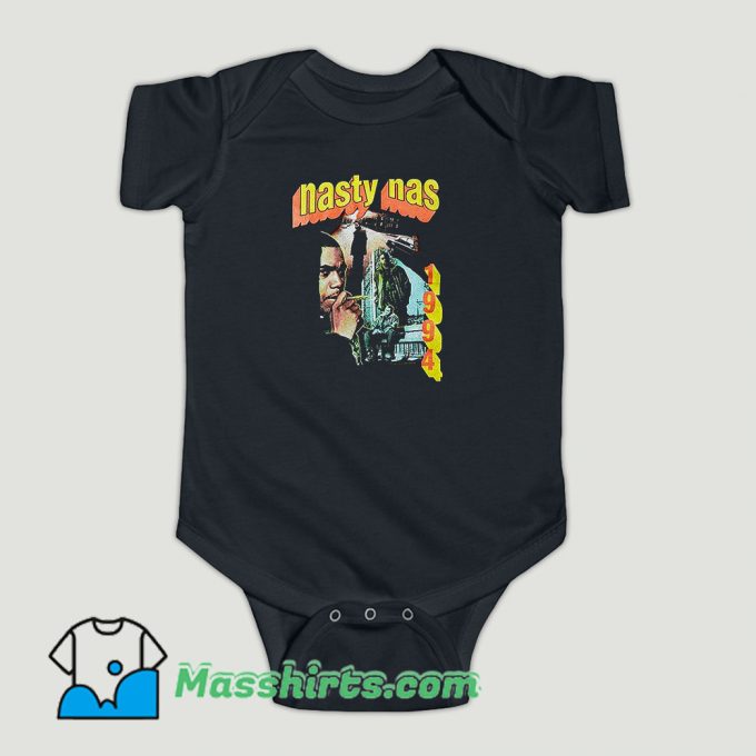 Funny Nasty Nas Baby Onesie