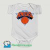 Funny New York Knicks Classic Baby Onesie