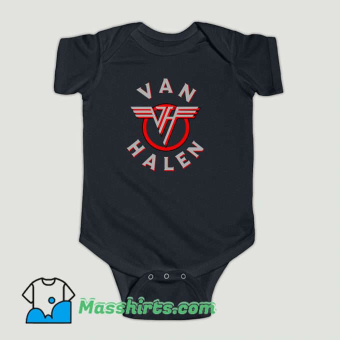 Funny Old Rock Van Halen Baby Onesie