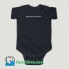 Funny People Are Poison Rose Letter Baby Onesie