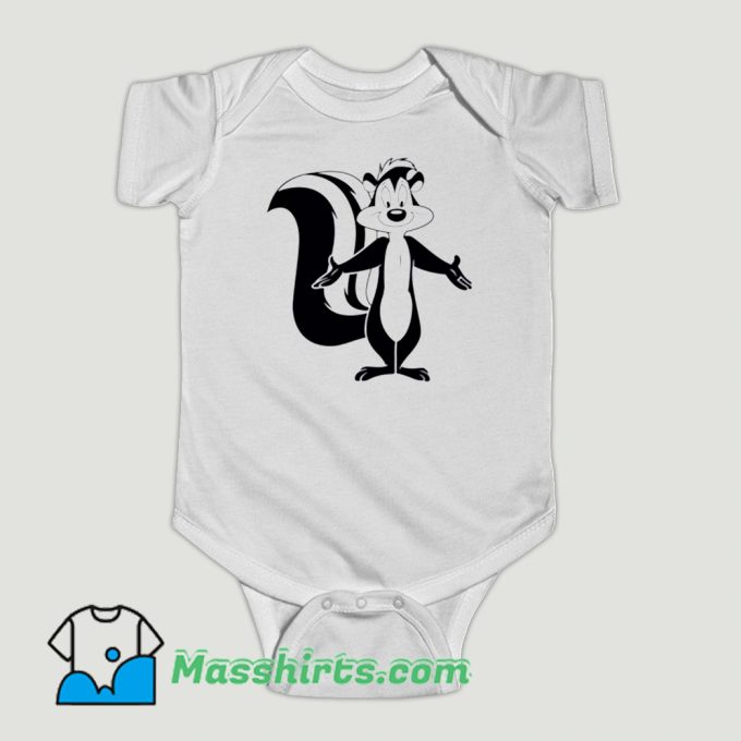 Funny Pepe Le Pew Skunk Baby Onesie