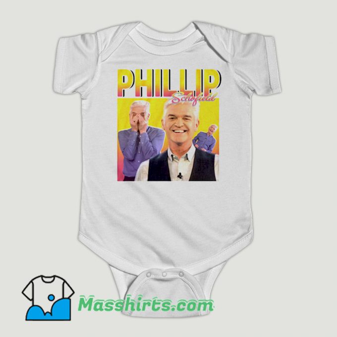 Funny Phillip Schofield Baby Onesie