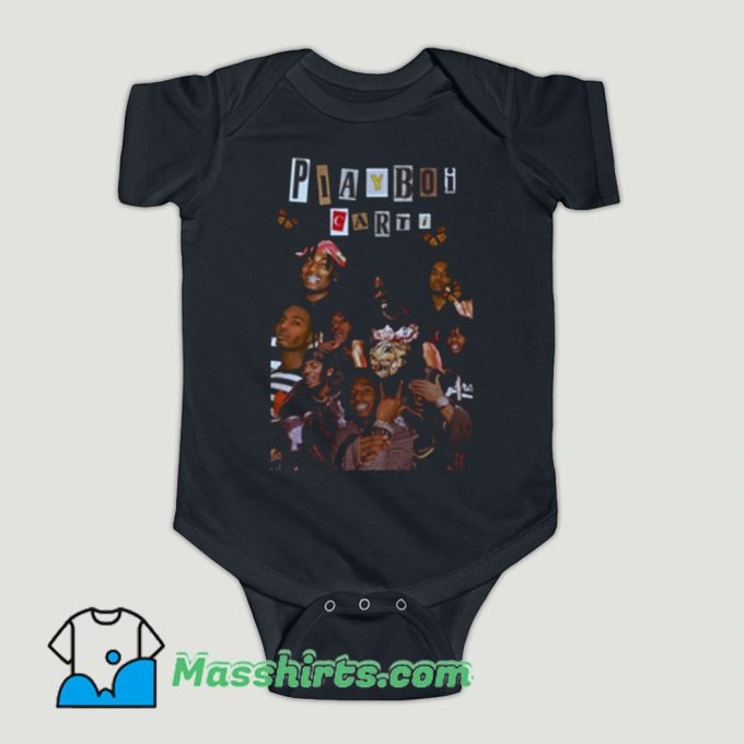 Funny Playboi Carti Tour Concert Hip Hop Baby Onesie