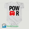 Funny Power Mickey Mouse Baby Onesie