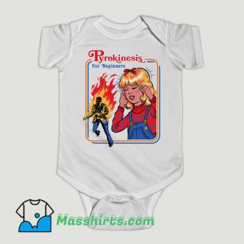 Funny Pyrokinesis for Beginners Psychedelic Baby Onesie