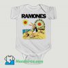 Funny Ramones Rockaway Beach Baby Onesie