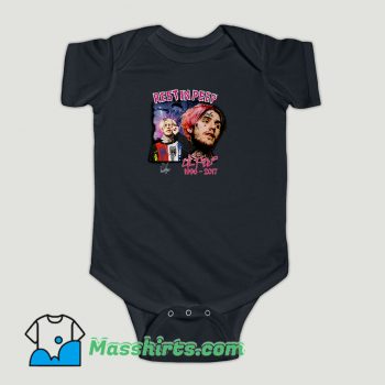 Funny Rest In Lil Peep Memorial Baby Onesie