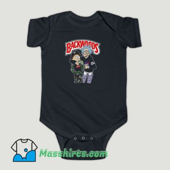 Funny Rick And Morty Backwoods Baby Onesie