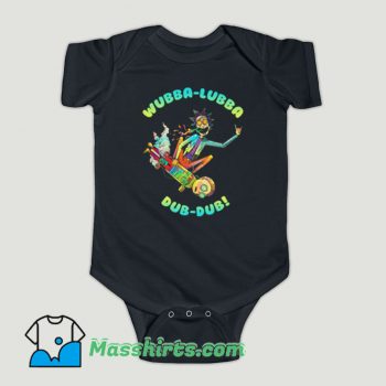 Funny Rick and Morty Skate Baby Onesie