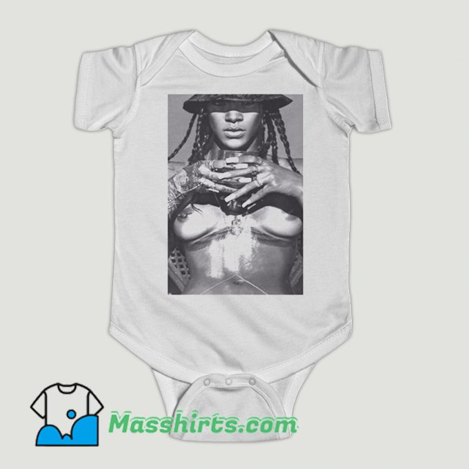 Funny Robyn Rihanna Fenty Singe Baby Onesie