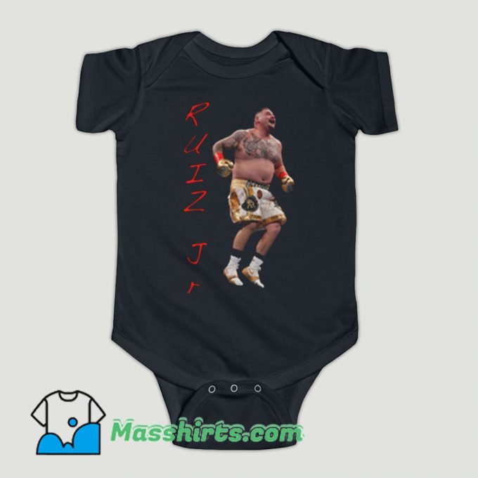 Funny Ruiz Jr Destroyer Celebrate Baby Onesie